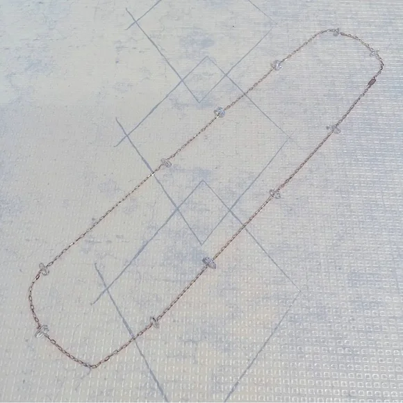 Colette Malouf Swarovski Crystal Chain Necklace - Picture 4 of 5